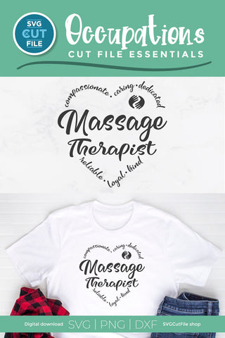 Massage Therapist svg, Masseuse svg, CMP svg SVG SVG Cut File 
