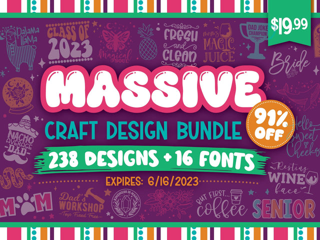 Massive Craft Design Bundle Bundle So Fontsy Design Shop 
