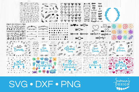 Massive Element SVG Bundle SVG SavanasDesign 