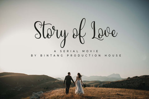 Massive Font love script 