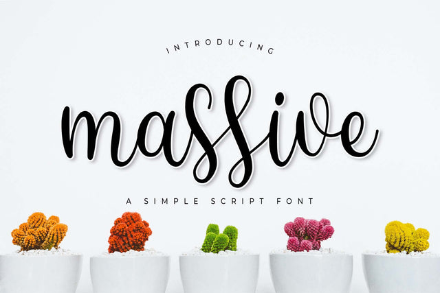 Massive Font love script 