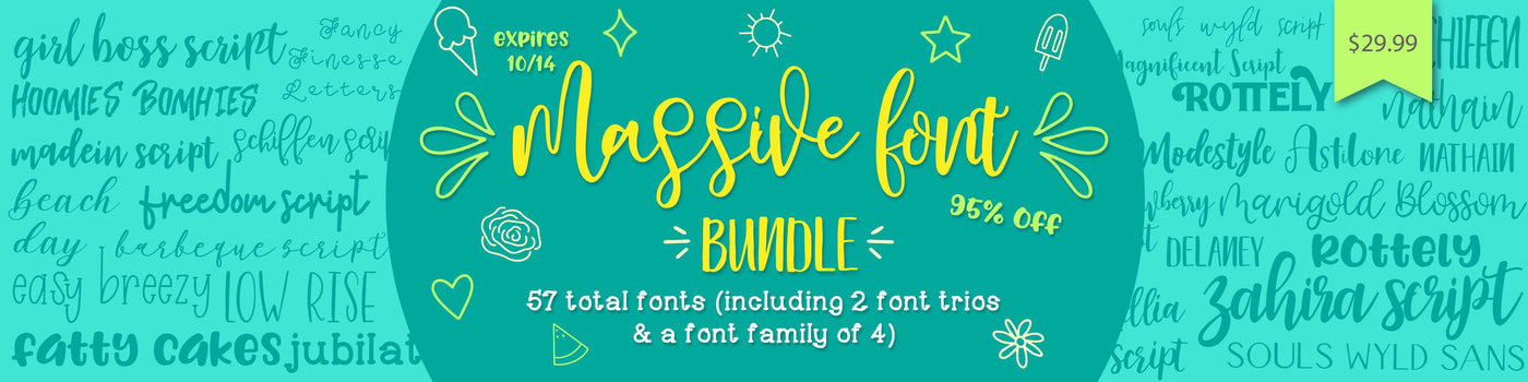 Massive Fonts Bundle