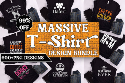 Massive T-shirt Design Bundle Sublimation Creativeart88 