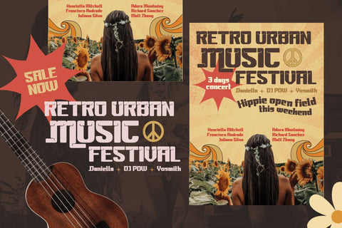 Masteng | Groovy Retro Font Font twinletter 