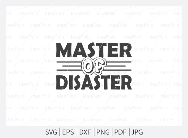 Master of disaster svg, Dog Bandana svg, Dogs svg, Dog Shirt svg, Dog Bandana svg Vector, Dog Bandana Designs, Dog Life svg, Dog Lover svg, Dog Mom svg, Dog quotes SVG Dinvect 