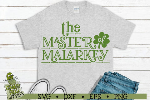 Master of Malarkey St. Patrick's Day SVG File SVG Crunchy Pickle 