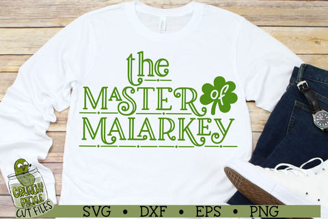Master of Malarkey St. Patrick's Day SVG File SVG Crunchy Pickle 