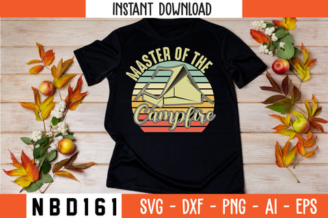 master of the campfire T-Shirt Design SVG Nbd161 