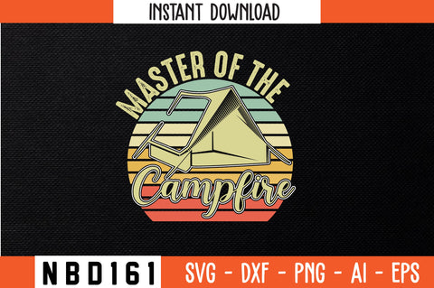 master of the campfire T-Shirt Design SVG Nbd161 
