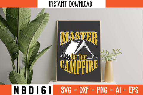 master of the campfire T-Shirt Design SVG Nbd161 