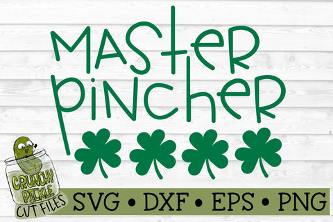 Master Pincher - St. Patrick's Day SVG File SVG Crunchy Pickle 