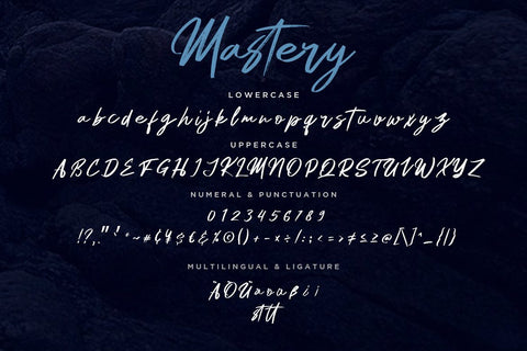 Mastery Hand Brush Font Creatype Studio 
