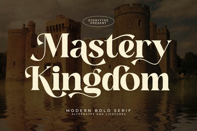 Mastery Kingdom Typeface Font Storytype Studio 