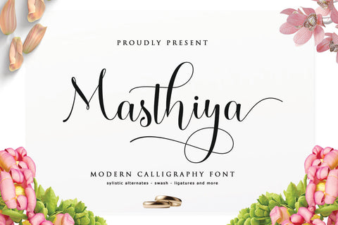 Masthiya Script Font muhammadzeky 