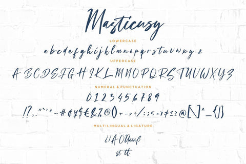 Masticusy Handwritten Font Font Creatype Studio 