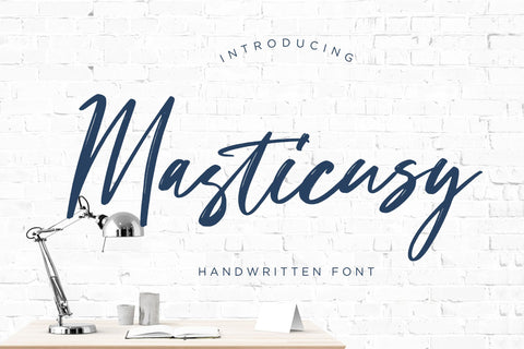 Masticusy Handwritten Font Font Creatype Studio 