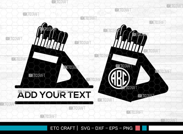 Match And Matchbox Monogram SVG, Circle Monogram Svg, Wooden Matches Svg, Match Stick Svg, Matches Svg, Matchbox Icon Svg, Match And Matchbox SVG ETC Craft 