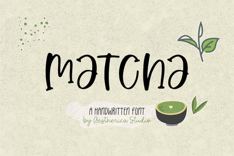 Matcha Font Aestherica Studio 