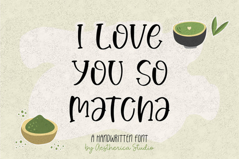 Matcha Font Aestherica Studio 