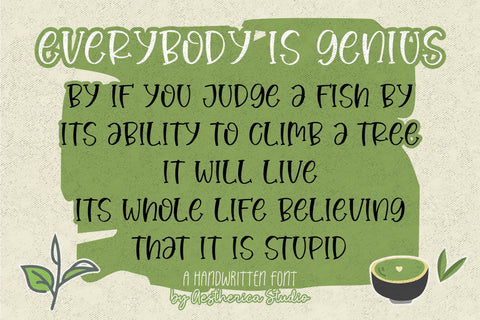 Matcha Font Aestherica Studio 