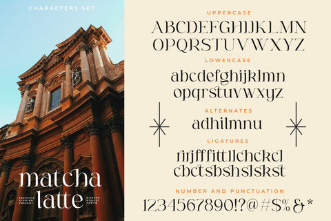 Matcha Latte Font Zeenesia Std 