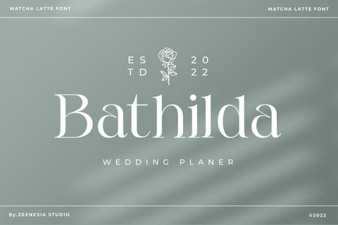 Matcha Latte Font Zeenesia Std 
