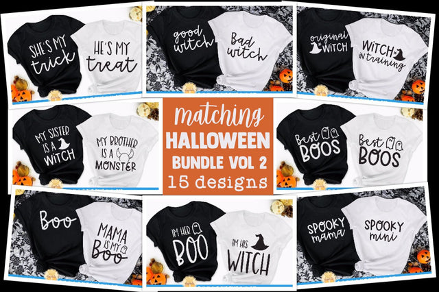Matching Halloween SVG Bundle Vol 2 - Daddy and Me | Mommy and Me SVG Cheese Toast Digitals 