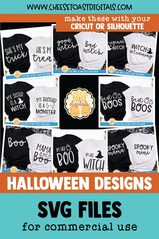 Matching Halloween SVG Bundle Vol 2 - Daddy and Me | Mommy and Me SVG Cheese Toast Digitals 