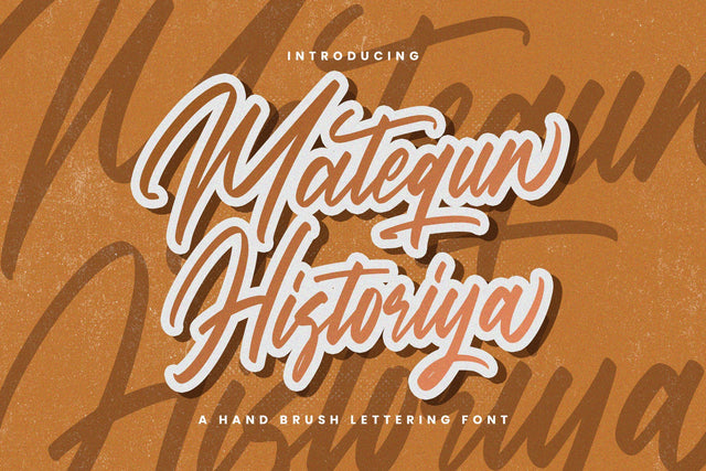 Matequn Historiya - Handwritten Font Font StringLabs 