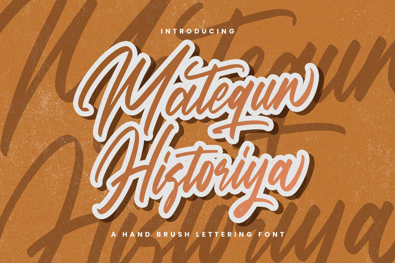 Matequn Historiya - Handwritten Font Font StringLabs 
