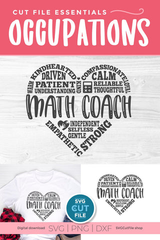 Math Coach svg for Cricut or Silhouette Machines SVG SVG Cut File 