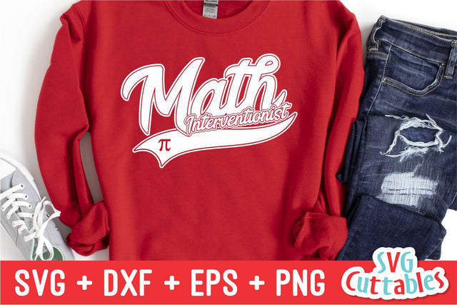 Math Interventionist svg - Teacher Cut File - Occupation - Swoosh - svg - dxf - eps - png - Cut File - Silhouette - Cricut - Digital File SVG Svg Cuttables 