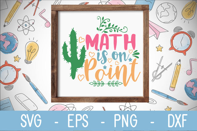 math is on point SVG cut file SVG Svgcraft 