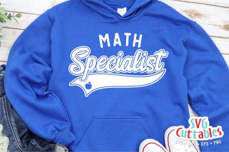 Math Specialist svg - Teacher Cut File - Occupation - Swoosh - svg - dxf - eps - png - Cut File - Silhouette - Cricut - Digital File SVG Svg Cuttables 