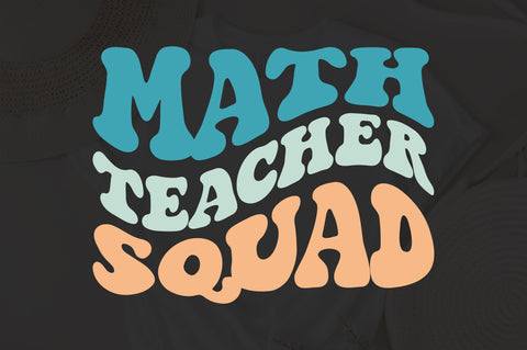Math Teacher Squad Svg, Teacher Life Svg, Teacher Shirt Svg, Teacher Svg, Math Teacher svg, Back to School, Teacher Gift svg,Dxf Png Eps Jpg SVG Fauz 