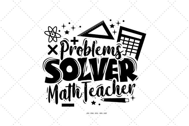 Math Teacher Svg, Math Teacher Gift SVG SVG Digital Designer 