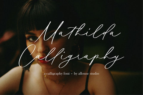 Mathilda Calligraphy Font Allouse.Studio 