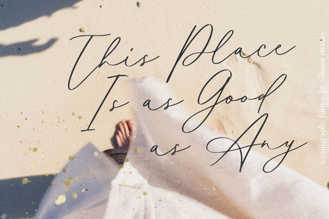 Mathilda Calligraphy Font Allouse.Studio 