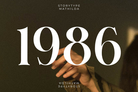 Mathilga Typeface Font Storytype Studio 