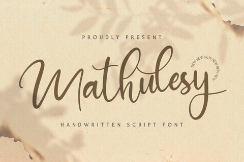 Mathulesy - Handwritten Font Font StringLabs 