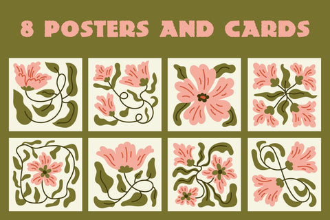 Matisse Wavy Flowers Sublimation Rin Green 