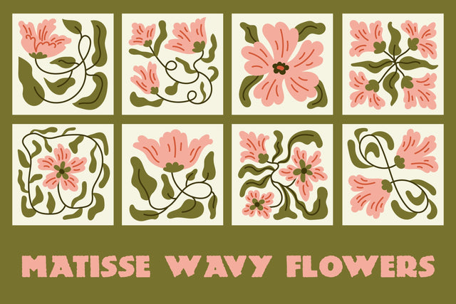 Matisse Wavy Flowers Sublimation Rin Green 