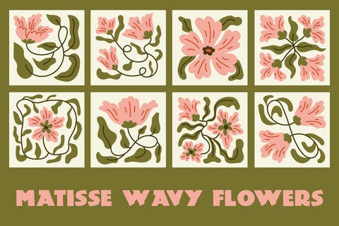 Matisse Wavy Flowers Sublimation Rin Green 