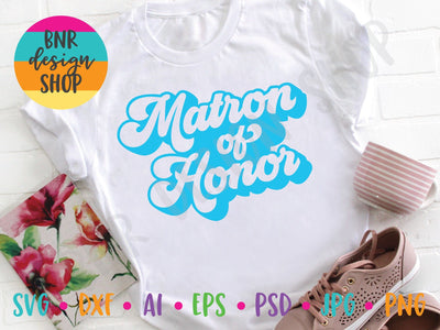 Matron of Honor SVG SVG BNRDesignShop 