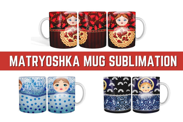 Matryoshka Mug Sublimation Sublimation SvgOcean 