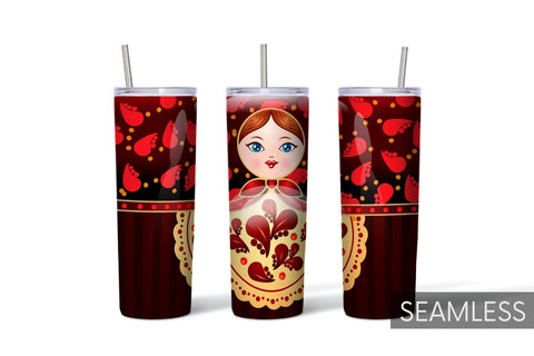 Matryoshka Tumbler Sublimation Sublimation SvgOcean 