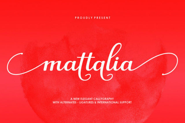 Mattalia Font gatype 