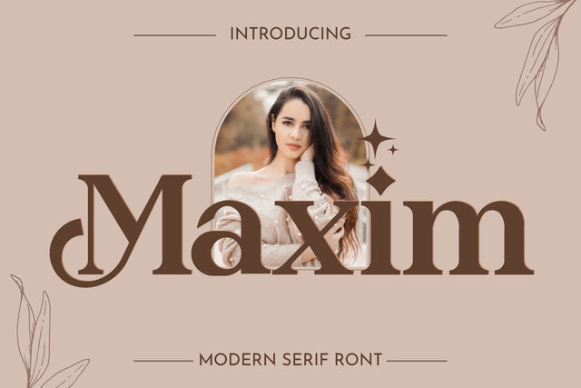 Maxim Font Font Fox7 By Rattana 