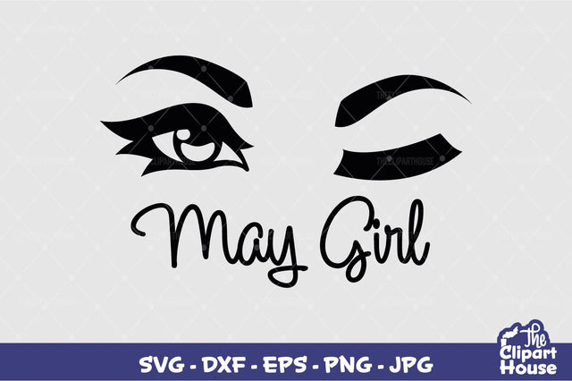 May Girl SVG The Clipart House 