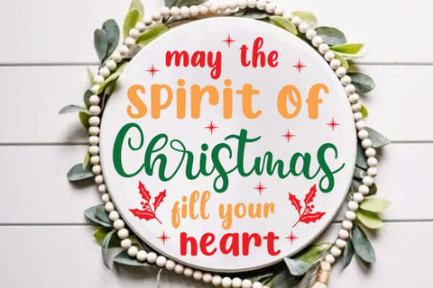 May The Spirit Of Christmas Fill Your Heart SVG Angelina750 